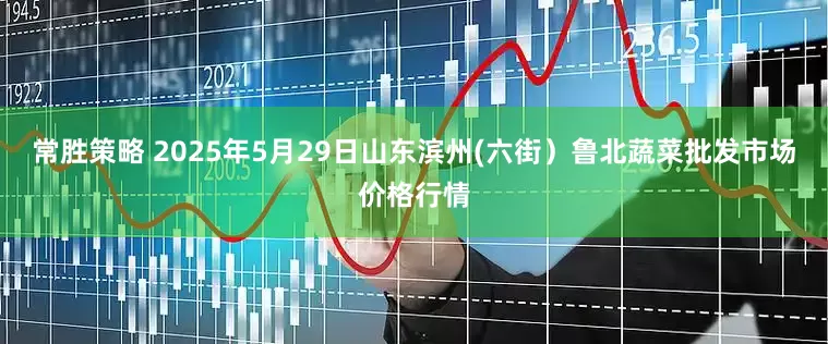 常胜策略 2025年5月29日山东滨州(六街）鲁北蔬菜批发市场价格行情